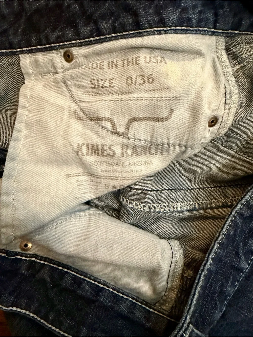 Kimes Ranch Betty blue & black thread